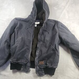 Vintage Walls Jacket Mens M Black Zero Zone Lined Bomber Work Chore Coat